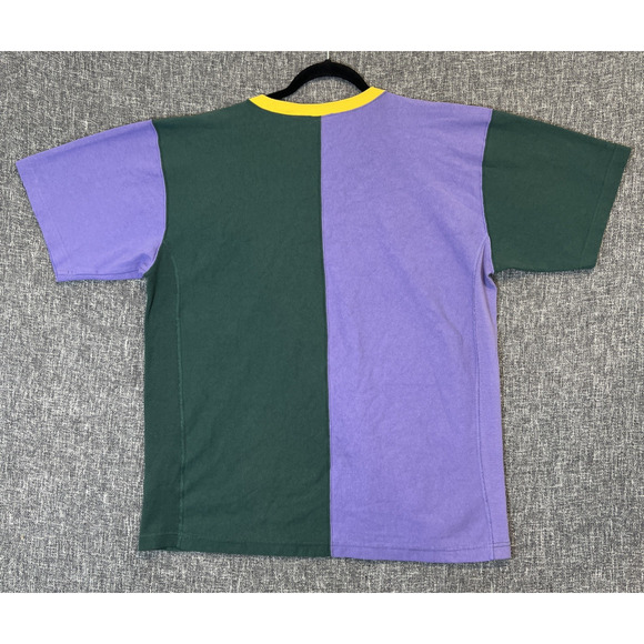 Champion Reverse Weave Multicolor Tri-Tone Men's T Shirt XXL Colorblock Stretch - Picture 9 of 10